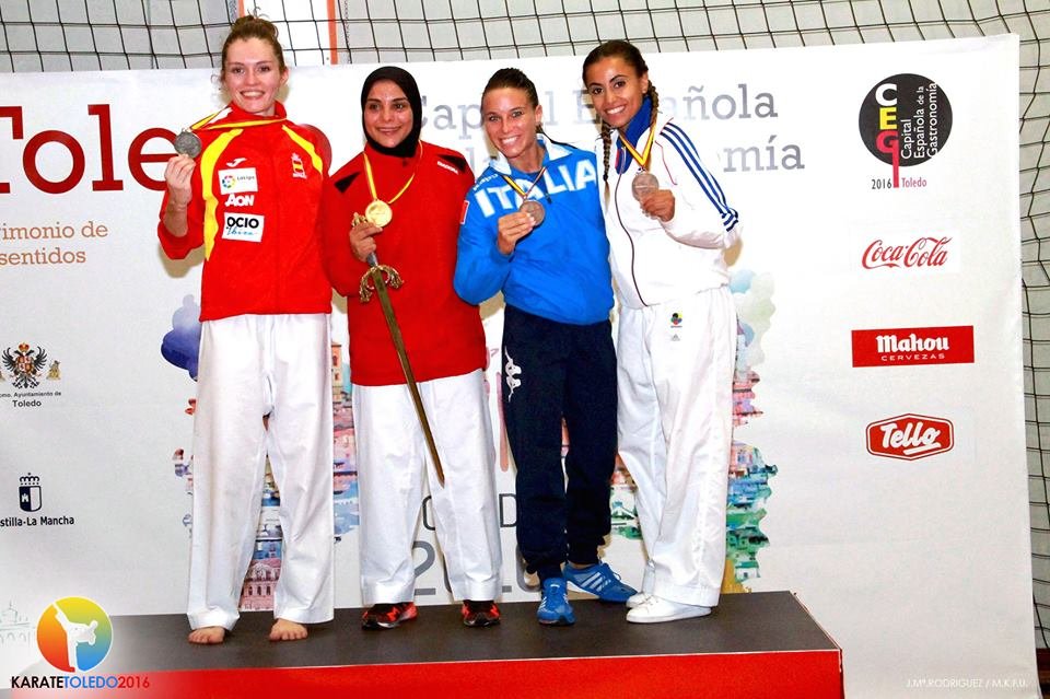 Cristina Ferrer compitiendo